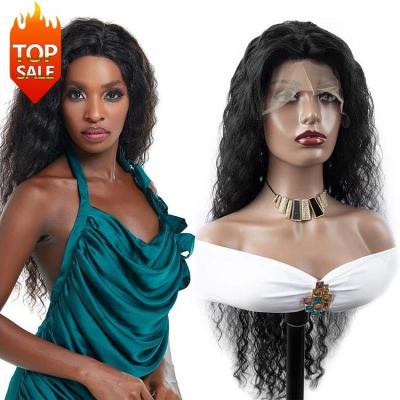 China Wholesale HD Water Wave Lace Front Wig Brazilian Water Wave 100% Virgin Hair 13x4 HD Lace Front Wigs For Black Women Hair for sale