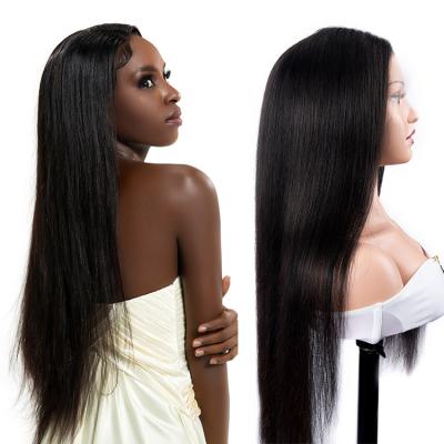 China Hd Silky Straight Swiss Lace Wig Swiss Lace Front Wigs For Black Women Factory Price Seller Factory Price Virgin Full Lace Human Hair for sale