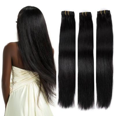 China Straight No Chemical Raw Unprocessed Hair Bundles Straight Cuticle Aligned Brazilian Virgin Hair Bundles for sale