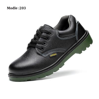 China Iron Toe PU Leather Upper High Quality Anti-Static Rubber Outsole Safety Shoes Safety Boots for sale