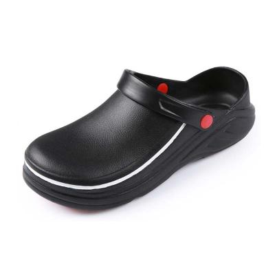 China Steel Toe EVA Non-Slip Chef Shoes Oil Water Resistant Safety Work Shoes For Kitchen for sale