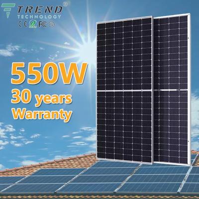 China Manufacturer Monocrystalline 500W 550W 1000W Solar Panel System For Home/Factory Custom Cheap Solar Panels Set Roof Tiles 182mmx182mm for sale