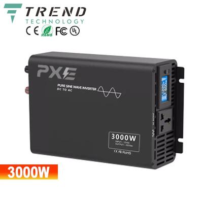 China Manufacturer High Efficiency 4000W 3000W Solar Off Grid Pure Sine Wave Power Inverter / DC Solar Inverter 400*242*88mm AC12v 220V 3Kw 4kw for sale