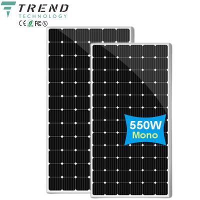 China 530W 540W 545W 550W Monocrystalline Solar Panel System For Home Solar Generator / Solar Power System 182*91 Mono Solar Panels for sale