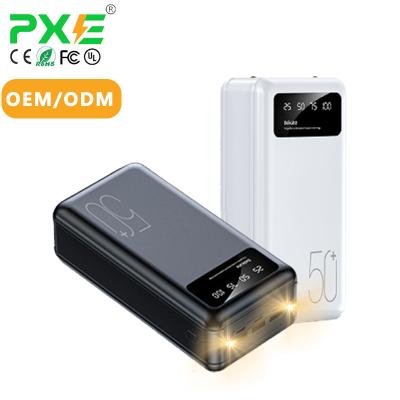 China 2.1A Fast Charging Logo10000mah 20000mah 30000mah 50000mah Support Custom Power Bank With Led Digital Display / Universal Smart Portable Power Bank for sale