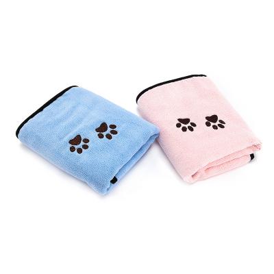 China Viable Pet Hair Cleaning Use Pet Washable Quick Dry Absorbent Grooming Towel Dog Microfiber Cleaning Accessories for sale