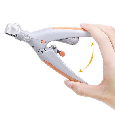 China Viable Professional Cat Nail Toe Claw Cutter Scissors LED Light Nail Trimmer Dog Pet Nail Trimmer Scissors For Pets for sale