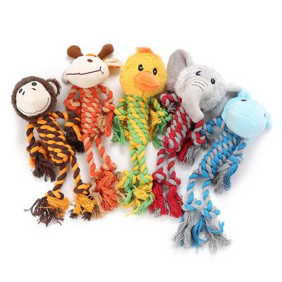 China 2022 Designs Sustainable Dog Toy Animal Stuffed Dog Plush Toy Interactive Dog Toy for sale