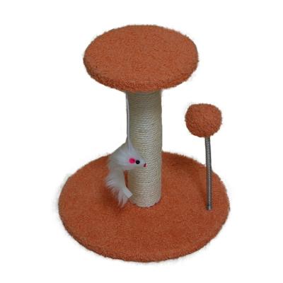 China Wholesale Cat Tree Tower High Quality Cat Scratching Post Cat Scratcher Viable Toy for sale