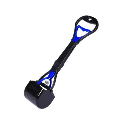 China Long Handle Dog Scooper Poop Dog Cat Waste Picker Poop Bags Viable Scoop Pet Waste Cleaning Tool for sale