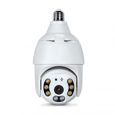 China Human Motion Tracking 3MP HD Wifi Camera Light Bulb Home Security Cctv Smart Pet Camera Baby Monitor Tuya Full for sale