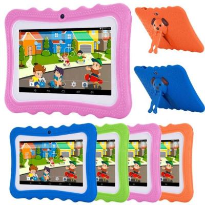 China 2021 hot sale tablets PC cheap android shockproof for kids physical channels table kids student android tablet for sale