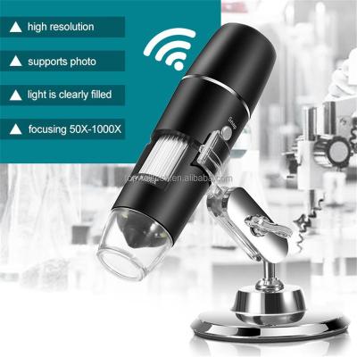 China Science Learning Resources Machine 50x-1000x Magnification Wireless Digital Inspection Microscope Kids Learning 1/7.5