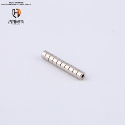 China Customizable Industrial Magnet N35 OD5mm ID2mm*3mm Ring Circle Neodymium Permanent Speaker Magnet for sale