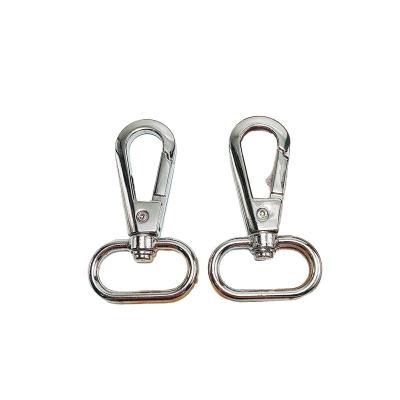 China Garment\jeans\shoes\bags\factory custom 2 inch metal spring snap hook for bag 25mm round snap hooks swivel snap hook for handbags lightweight gold for sale