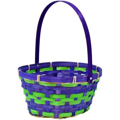 China Sustainable Cheap Wholesale Cotton Rope Oval Shape Woven Cotton Rope Storage Basket for sale