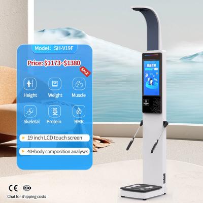 China Body Scanner Machine for Gym Body Analyzer Machine Bioelectrical Impedance Body Composition Analyzer for sale