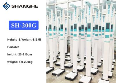 China Folding Healthcare Height And Weight Measurement Instrument , Adult Weight Scale Based On Height for sale