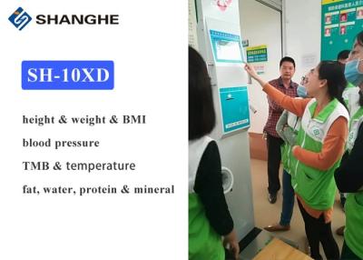 Cina Macchina grassa di pressione sanguigna del peso BMI di altezza dell'analizzatore per l'ossigeno di temperatura corporea/sangue in vendita