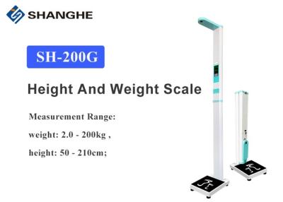 China Muntstuk In werking gestelde Elektronische de Hoogte en het Gewichtsmachine van 200kg 300kg Te koop