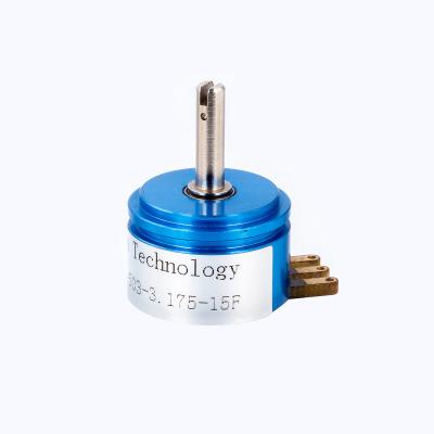 China 30Â ° /90Â ° /120Â ° /180Â ° /270Â ° /345Â ° WDJ22C-1 Series High Precision Angle Displacement Conductive Plastic Sensor for sale