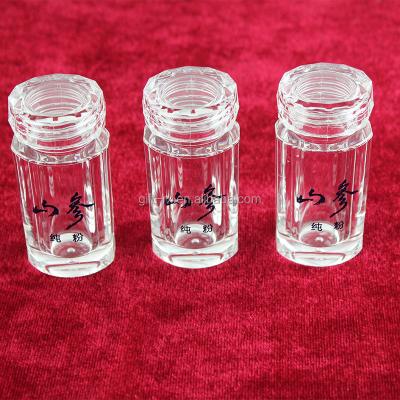 China Health Care Products 20ML Small Plastic Pill Vial Mini Tester Powder Bottle for sale