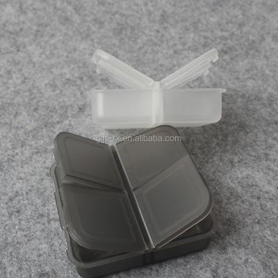 China Sustainable portable fashion medicine box, plastic box for pill for sale