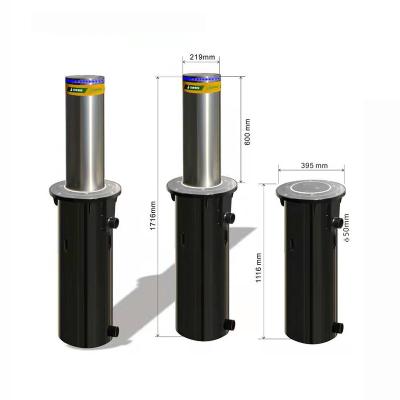 China High Quality Hydraulic Automatic Rising Parking Bollards Trafffic Barrier Bollard Rising Price for sale