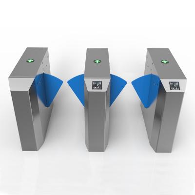 China Latest Office School Park Supermark Underground Karsun Access Stainless Steel Speed ​​Turnstile Flap Turnstile Gate Barrier for sale