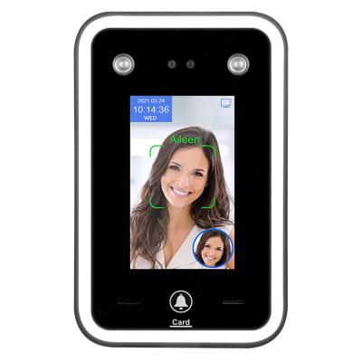 China Infrared Touch Screen Karsun QR Code RFID Card Time Attendance Face Recognition Camera Door Access Control System zu verkaufen