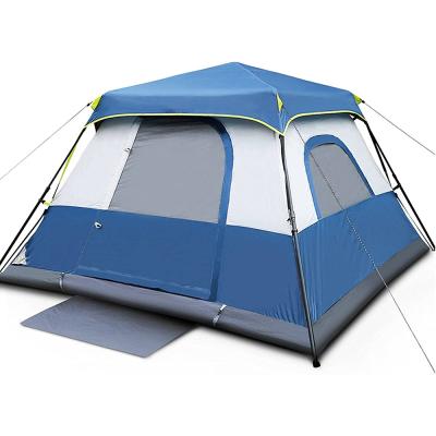 China Wholesale Outdoor Luxurious Double Layer Large Automatic Camping Tent Extended Type For Family for sale