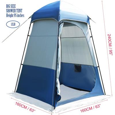 China Extended Type Portable Pop Up Changing Shower Tent Camping Fishing Waterproof Tent for sale