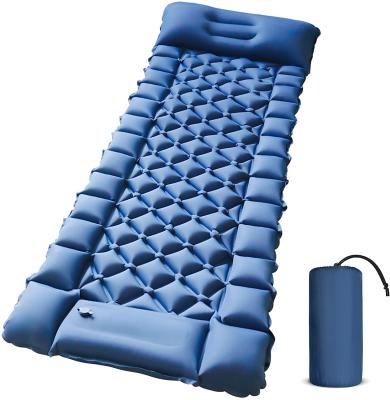 China Waterproof Outdoor Portable Picnic Mattress Inflatable Camping Inflatable Foot Pads for sale