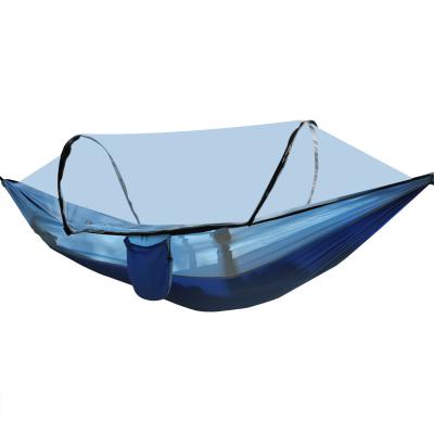 China 2 Person Stainless Steel Adult Portable Iron Pipe Outdoor Hammock With Mosquito Net for sale