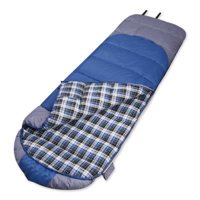 China Cotton Waterproof Outdoor Adult Camping Thickened Envelope Type Sleeping Bag In Autumn And Winter for sale