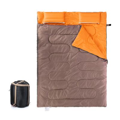 China Double Waterproof Adult Outdoor Camping Tent Sleeping Bag All Season Cotton Sleeping Bag for sale