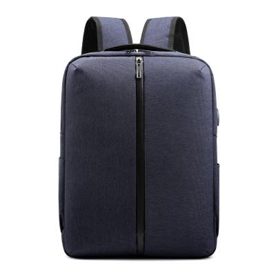 China With USB 2022 New Designer Solid Color School Travel Backpack Waterproof Business Laptop Backpack Low MOQ Custom Charging Logo Backpack USB for sale