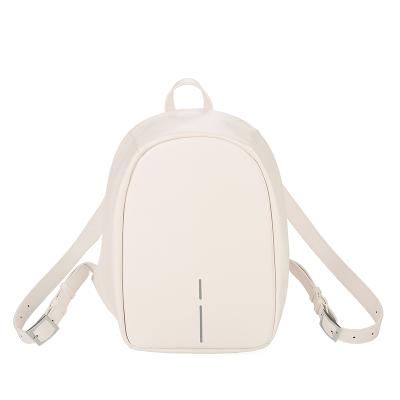 China New Arrival Custom PORTABLE Portable Daily Backpack For Women PU Reflective Stripe Outdoor Daypack Women for sale