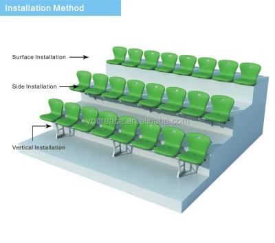 China Sun Creme ; Raincoat ; Fire retardant ; Factory Directly Good Quality Playground Outdoor Stadium Seats Fire Resistant Grandstand Seats School Bleachers For 100% Safety for sale