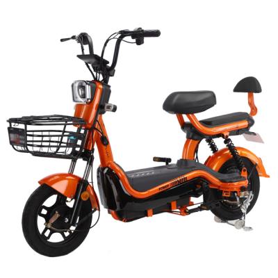 China 14 Inch 350W Electric Bike Multifunctional Electric Bicycle Scooter Aluminum Alloy Motor 48V 20A Lead Acid Batteries for sale