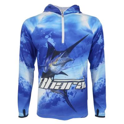 China Y215# Polyester Antibacterial Antibacterial Tournament Print Custom Sublimation Fishing Shirts Quick Dry Fishing Wears Sleeve Long Fishing Tank Tops for sale