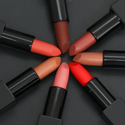 China Luxury high quality waterproof lipstick tube with velvet and matte custom matte seller lipstick private label color blush lipstick for sale