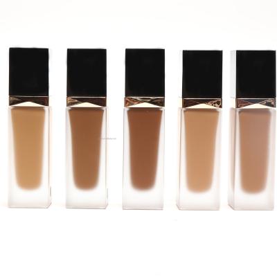 China Moisturizer Free Sample No Logo Liquid Foundation Private Label Face Makeup Matte Beauty Bulk Foundation Waterproof for sale