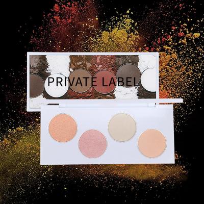 China Waterproof OEM Blush And Highlighter Paddle Private Label Rose Blush for sale