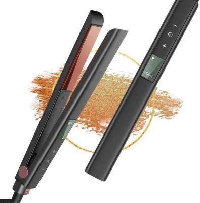 China Profession Multifunctional Custom Color Hair Curler K&K Straightener Ceramic Flat Irons Wholesale 2 in 1 Fast Iron Titanium Flat Private Label for sale