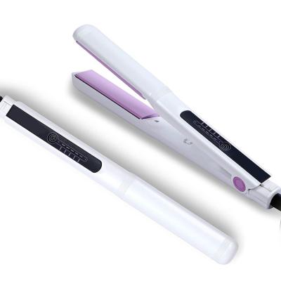 China Fast Flat 450 Newest Heating Beaten Titanium Professional Professional Tool Professional Tool Floating Flat Iron Hair Straightener Salon Wholesale Price for sale