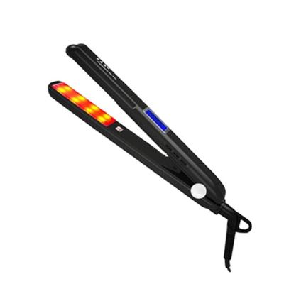 China Hotel Private Label Ionic Hair Straightener Far Infrared Electric Hair Styling Tools for sale