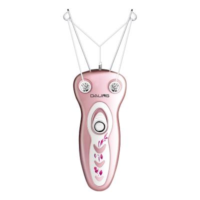 China Professional Ladies Facial Hair Trimmer Electric Women Body Face Hair Remover For Face Cotton Thread Depilator 6.5*19*4.5cm for sale