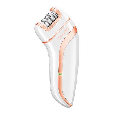 China Multi Functional Electric Epilator Trimmer Hair Removal Women DL-6015 Body Wireless Rechargeable Lady Epilator Shaver Painless 5.5*15.5*2.5cm for sale