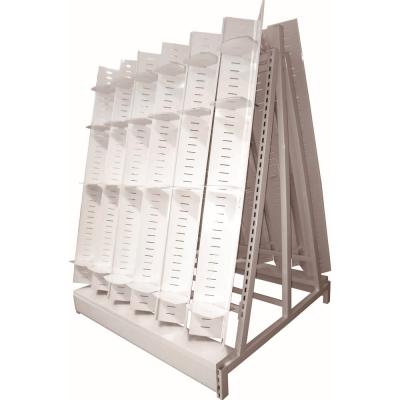 China RH-H04 Supermarket Metal Display Single Sided Book Rack Single Sided Book Shelves for sale